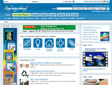 Tablet Screenshot of chemistryviews.org